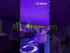 Pantalla de red inteligente de LED impermeable a todo color de la calle de construcción de puentes de iluminación pantalla de red