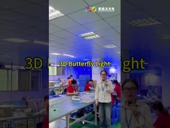 Flexible Mariposa 3D Pixel Iluminación LED de color completo para la decoración de festivales