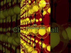 Pelota de Navidad 3D Pixel Led 50 Árbol de Navidad de color completo a prueba de agua